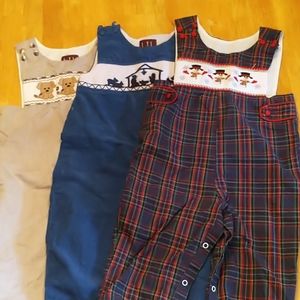 Lil Cactus overalls (3 pairs) 18-24 months